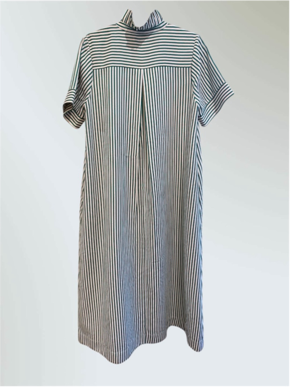 Entro Stripe Midi Dress in Green Size S - Picture 2 of 8